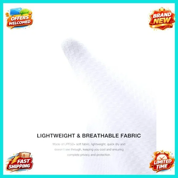 UPF 50+ Sun Protection Hoodie Jacket Lightweight Zip Up Long Sleeve